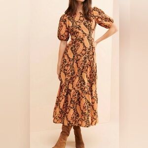 Anthropologie‎ Charlie Holiday Flores Midi Dress